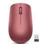 Lenovo | Wireless Mouse | Wireless mouse | 530 | Wireless | 2.4 GHz Wireless via Nano USB | Cherry Red | year(s) - 2